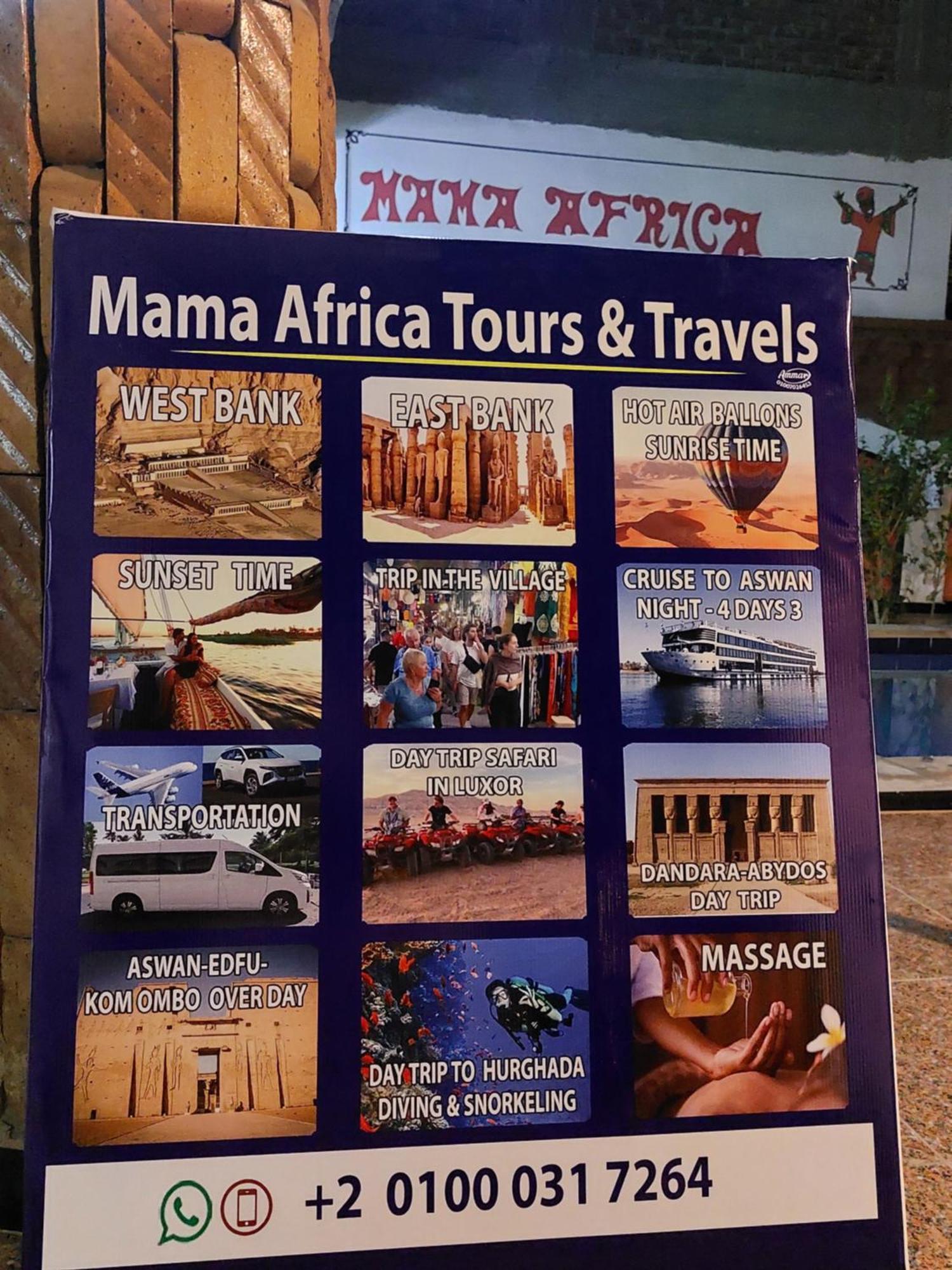 Mama Africa Apts & Studios Luxor Kültér fotó